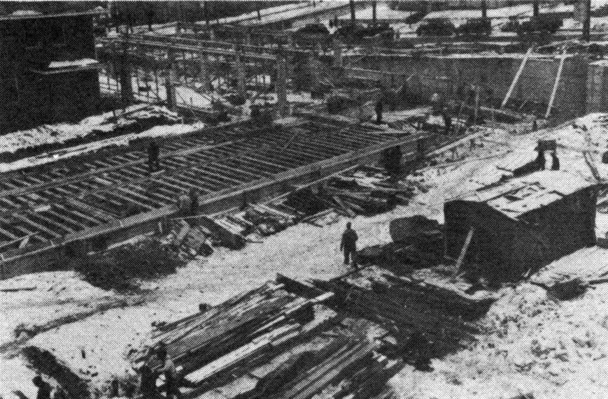 Heelan High School construction 1949